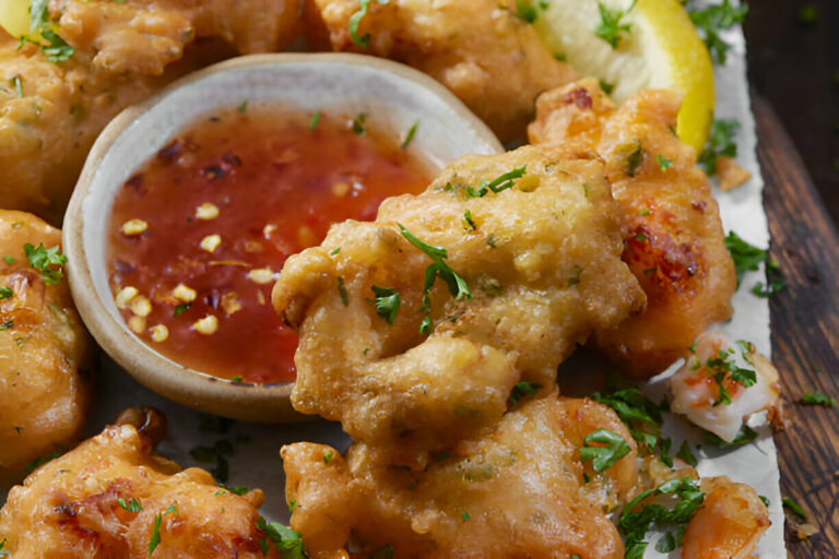 Shrimp and Corn Fritters Recipe