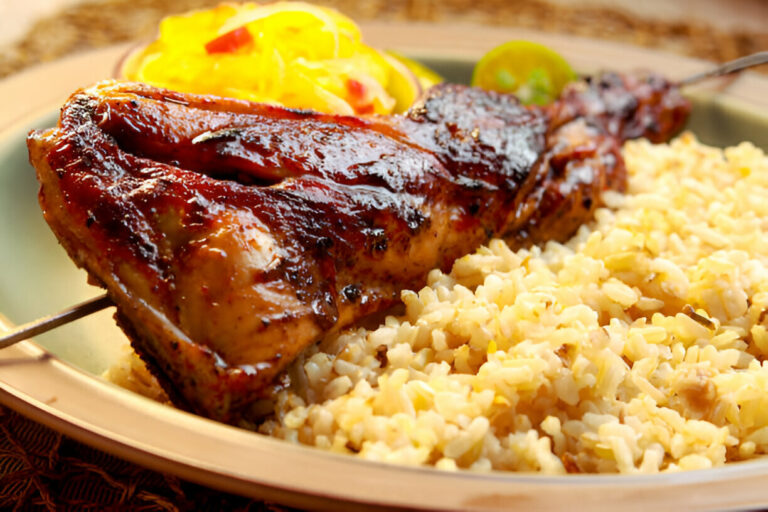 Chicken Inasal with Rice Recipe