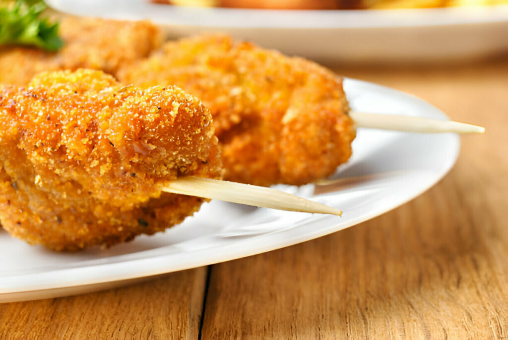 Crispy Chicken Skewers Recipe