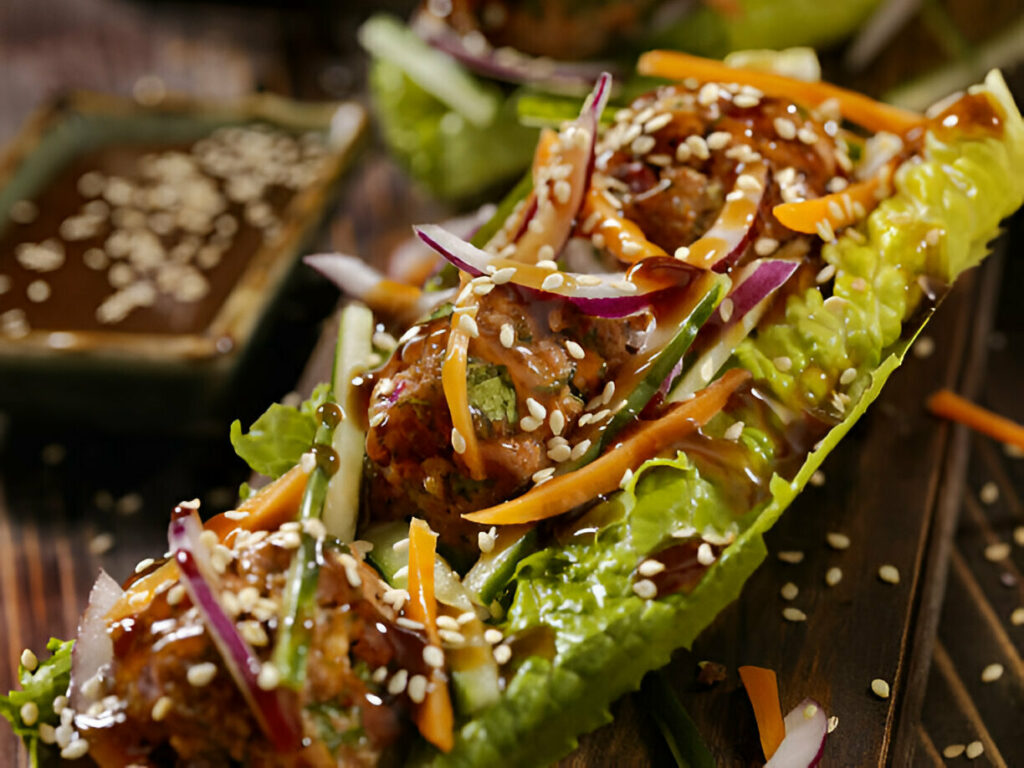 Meatball Lettuce Wraps Recipe