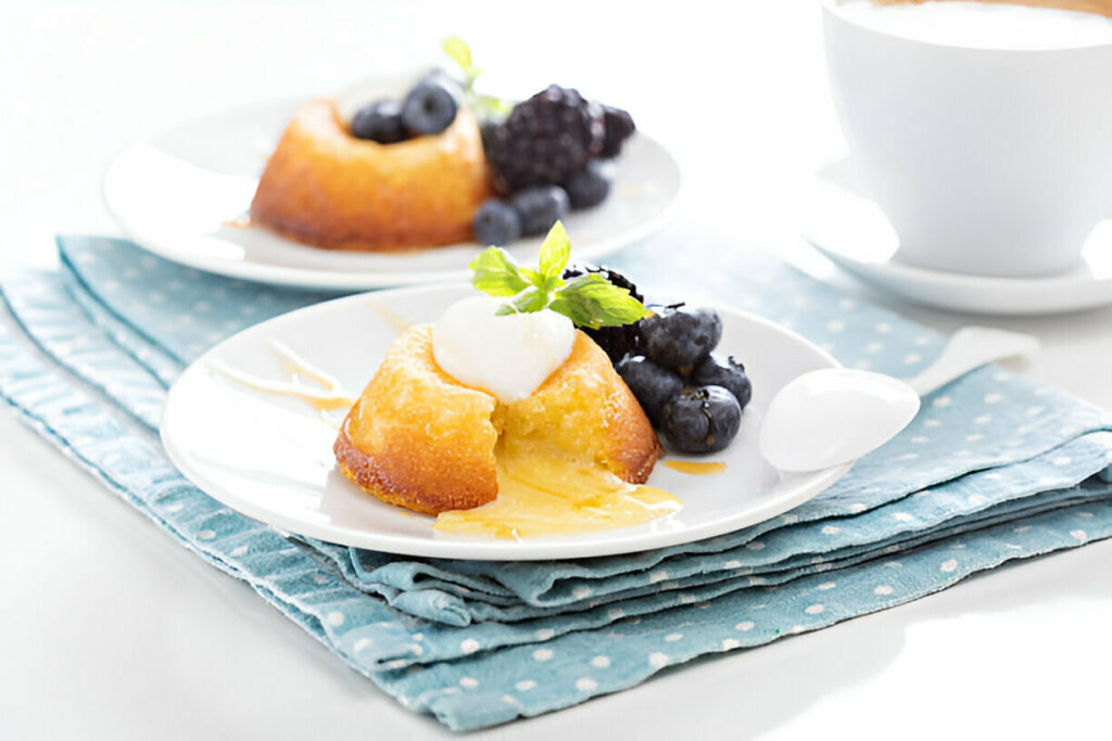 Pumpkin White Chocolate Lava Cake Recipe