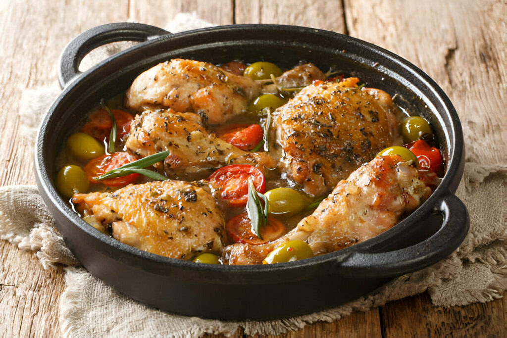 Tuscan-Style Chicken Thighs Recipe