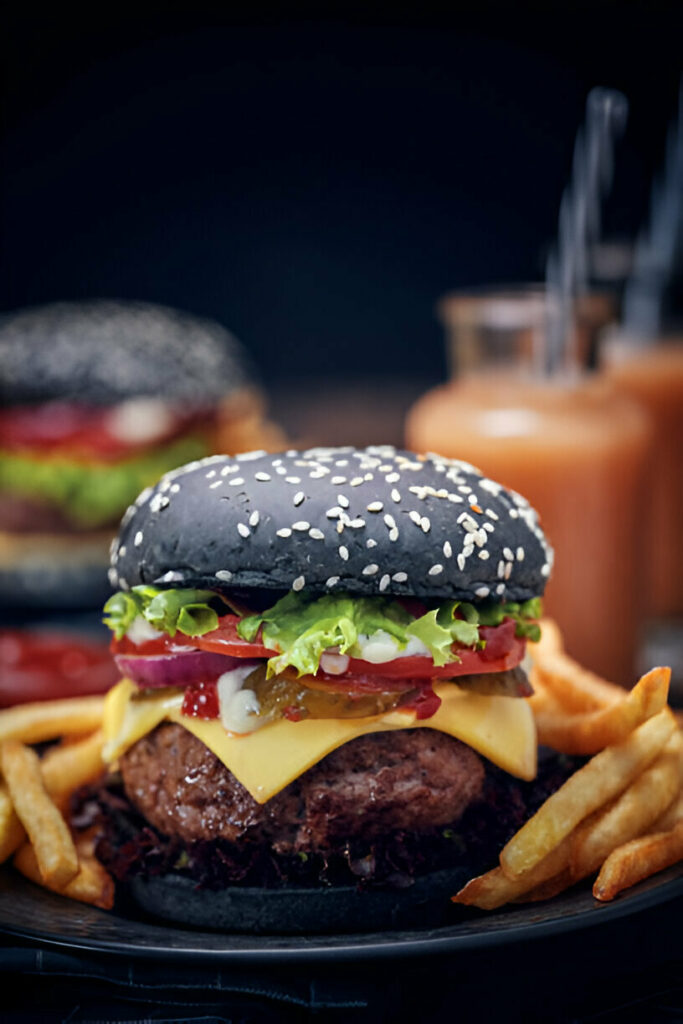 Black Burger Buns Recipe