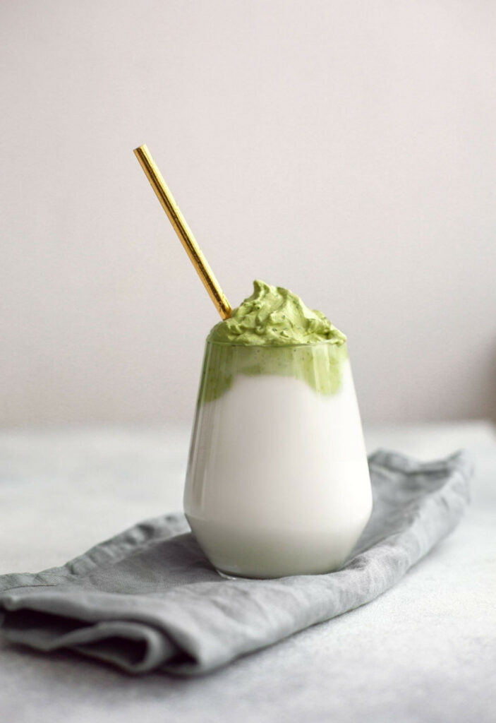 Dalgona Matcha Latte Recipe