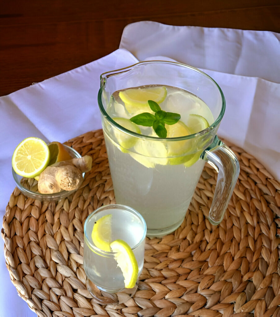 Ginger Thyme Sparkling Lemonade Recipe
