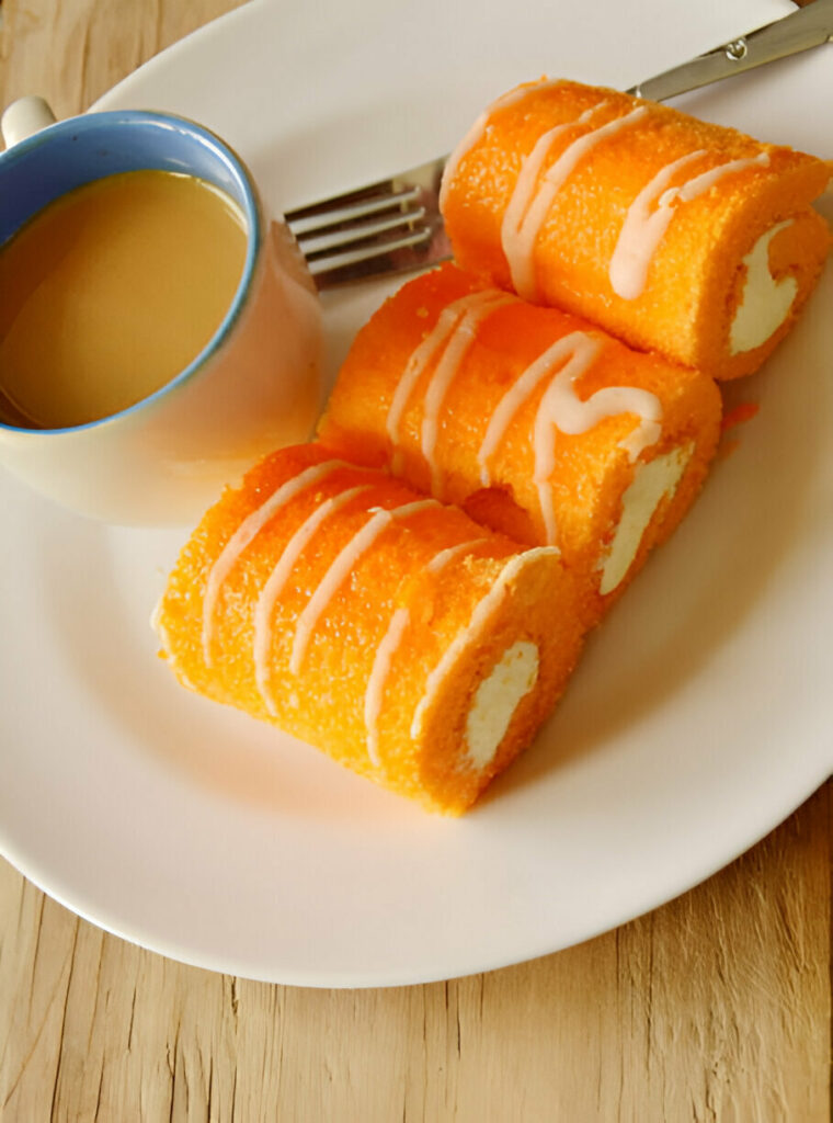 Orange Swiss Roll Recipe