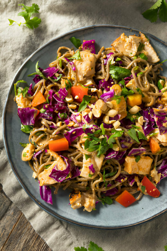 Spicy Peanut Soba Noodle Salad Recipe