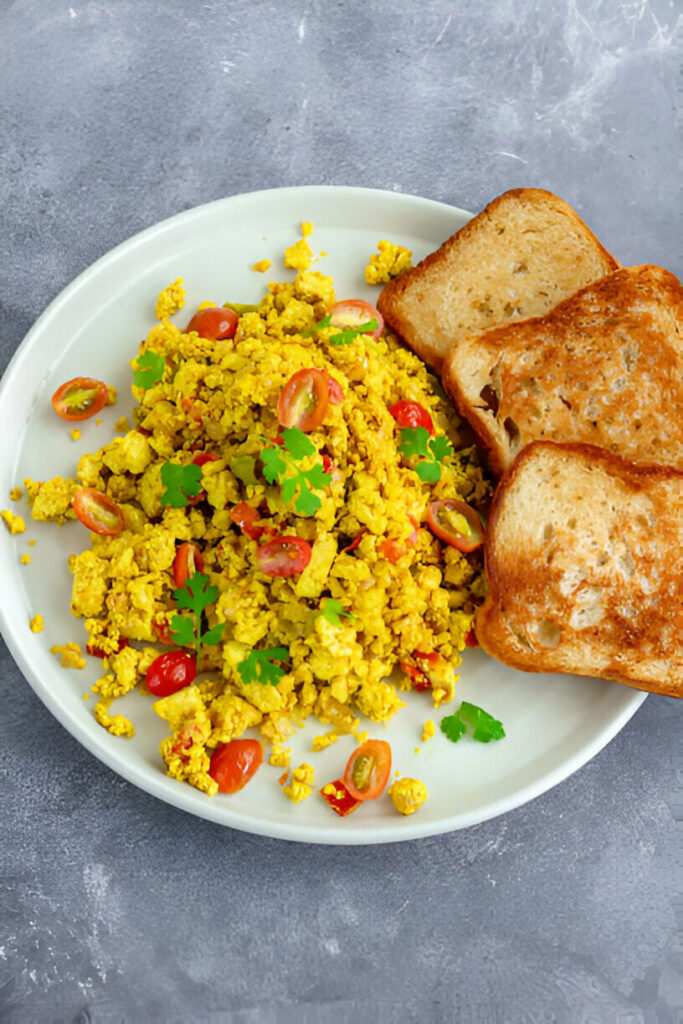 Tofu Scramble with Tomatoes Recipe