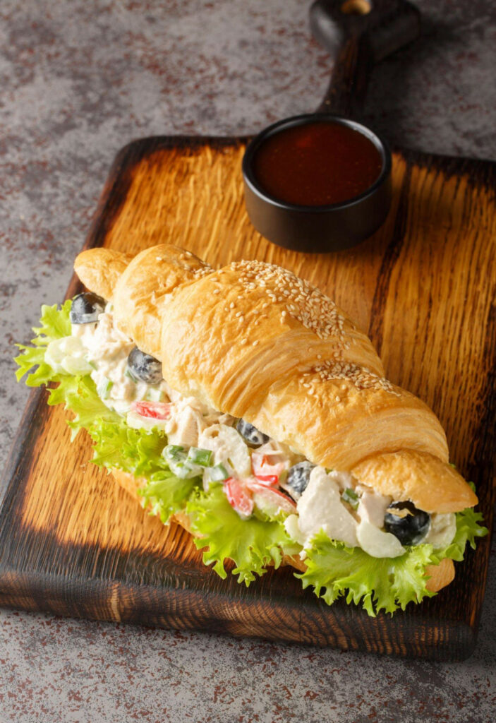 Chicken Salad Croissant Sandwich Recipe