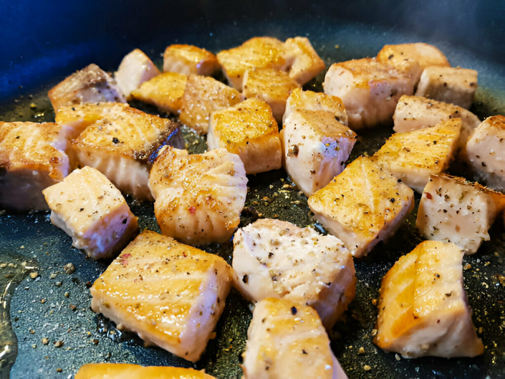 Air Fryer Salmon Bites Recipe