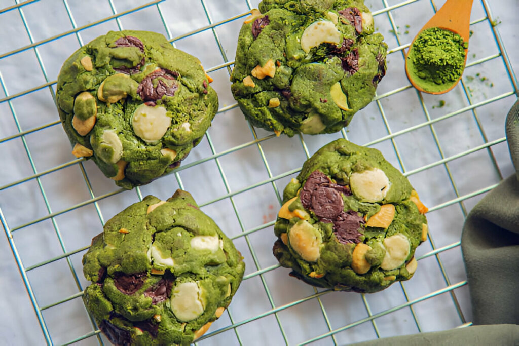 Chewy Matcha Cookies Recipe