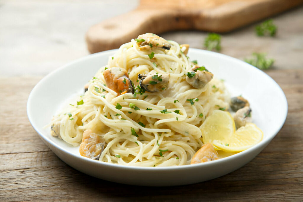 Creamy Mussel Pasta Recipe