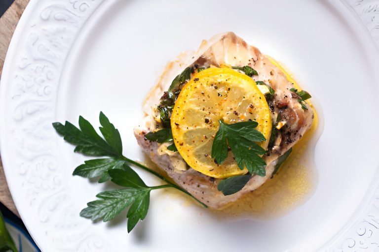 Lemon Butter Baked Cod Recipe