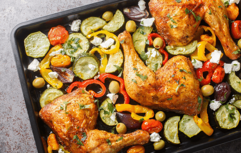 Greek Sheet Pan Chicken Recipe