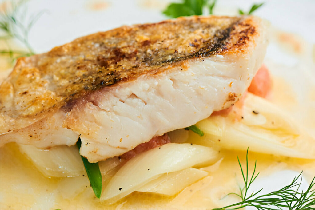 Grilled Pike with Beurre Blanc Sauce Recipe