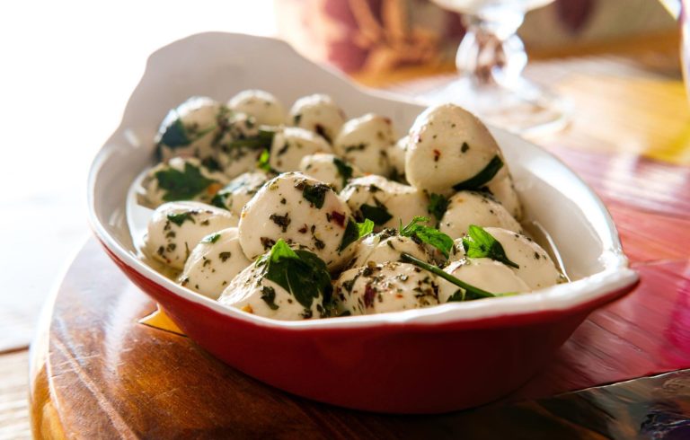 Marinated Mozzarella Balls Recipe
