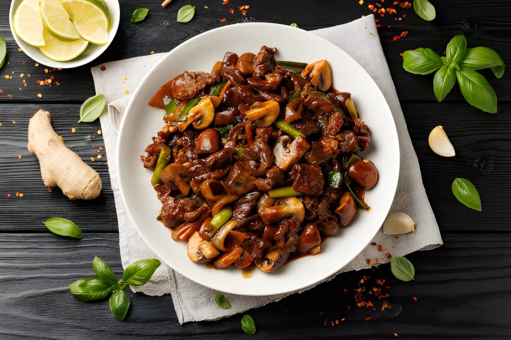 Beef Mushroom Stir Fry Recipe