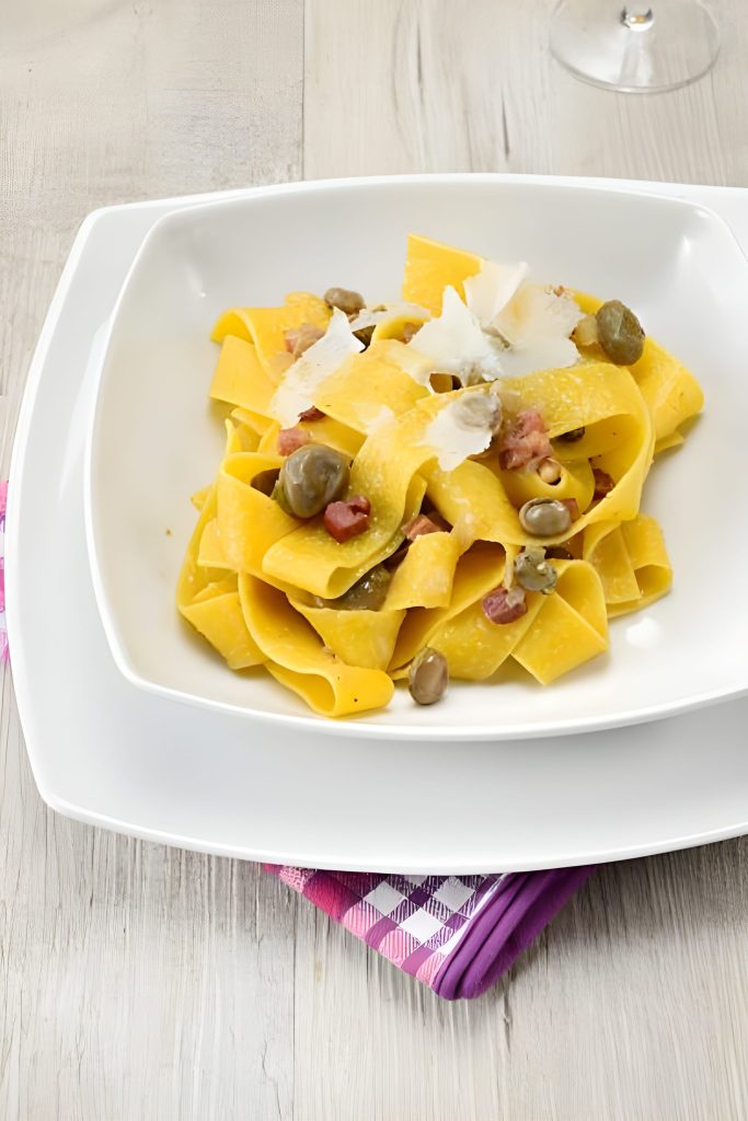 Pasta Pappardelle with Bean Recipe