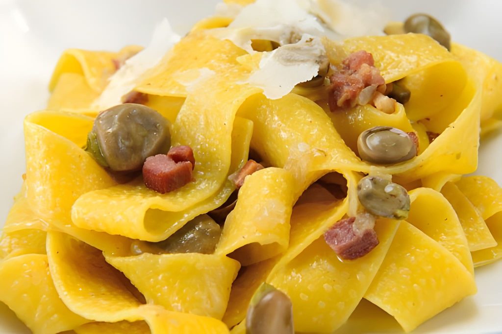 Pasta Pappardelle with Bean Recipe