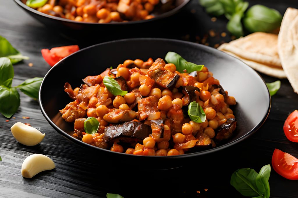 Eggplant and Chickpea Stew Recipe