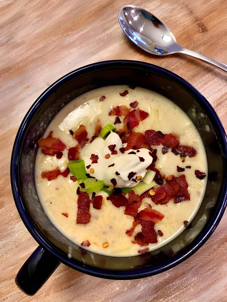 Spicy Baked Potato Soup Recipe